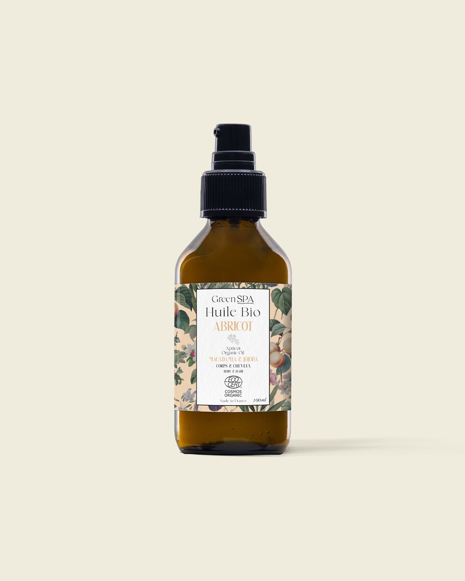Organic apricot oil*