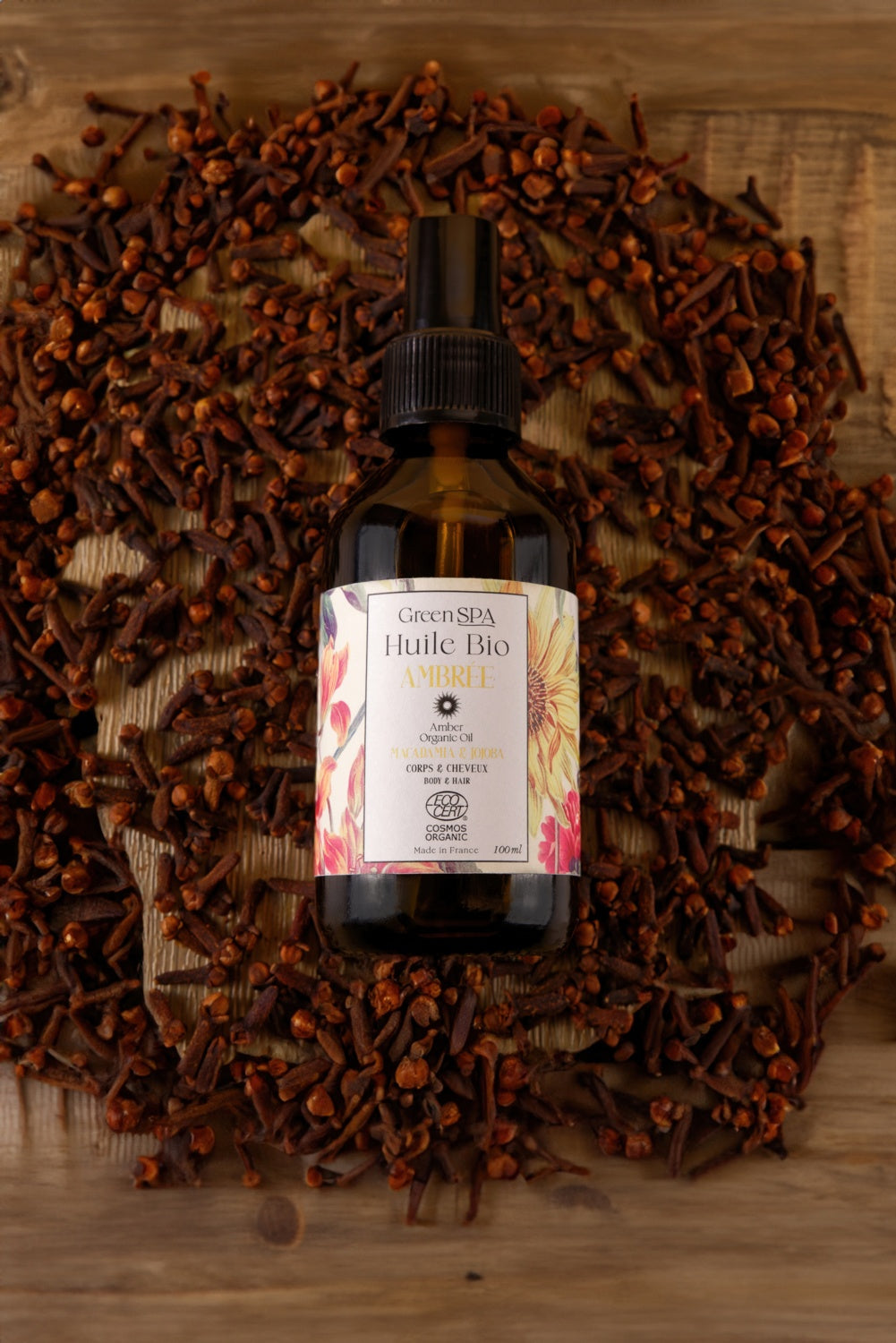 Amber organic oil*