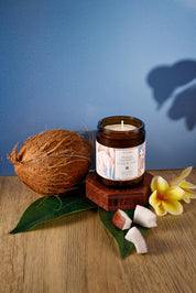 Vela perfumada de flores